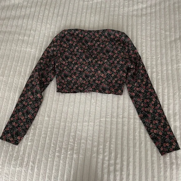 Zara Floral Print Bustier Crop-top - Picture 5 of 6